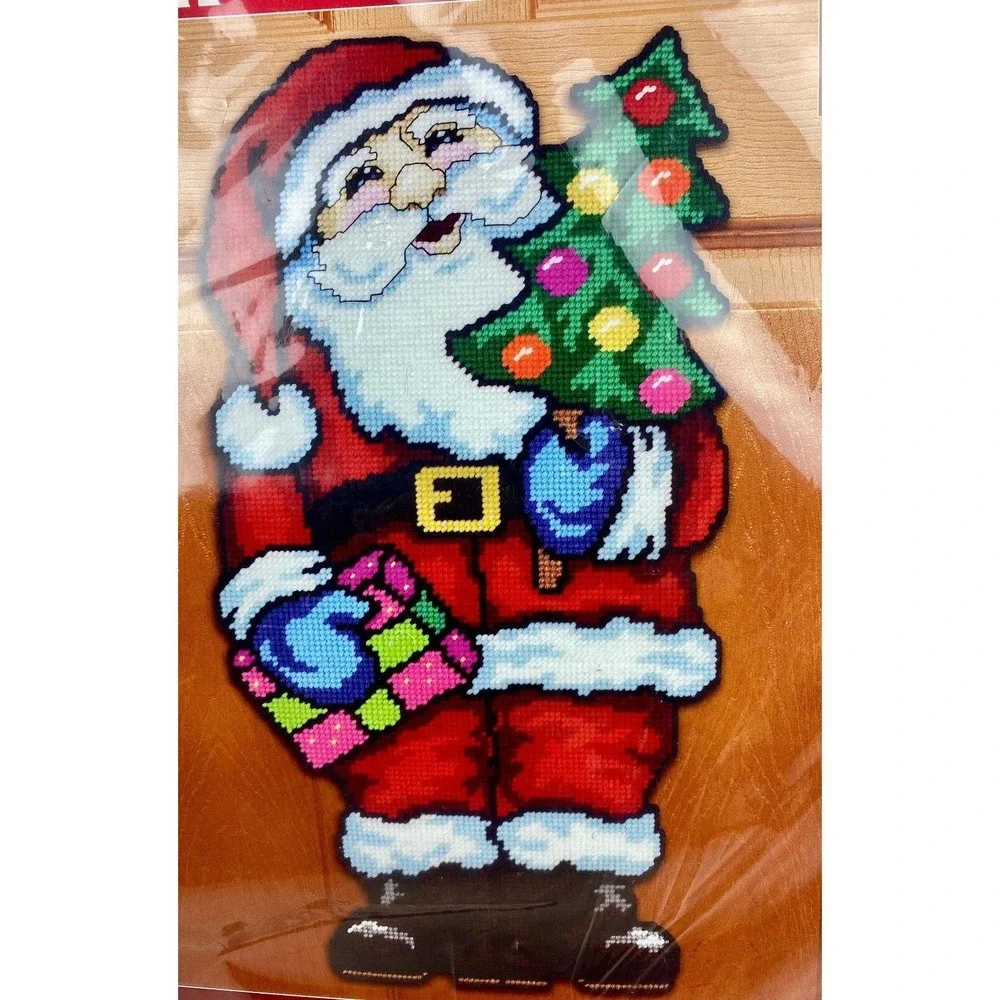 Janlynn‎ Plastic Canvas Kit Jumbo Santa Door Decoration 023-517 from 2007